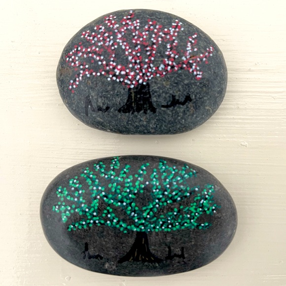 Painted Rock Art - Picture 1 of 3